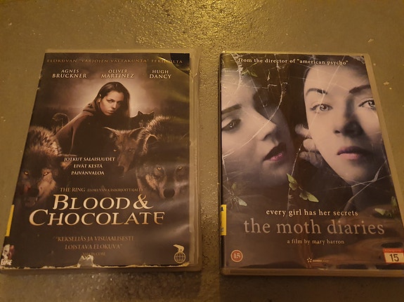Blood & Chocolate ja The Moth Diaries DVD :t