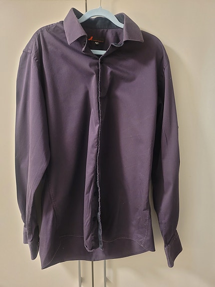 Dressmann violetti kauluspaita xl