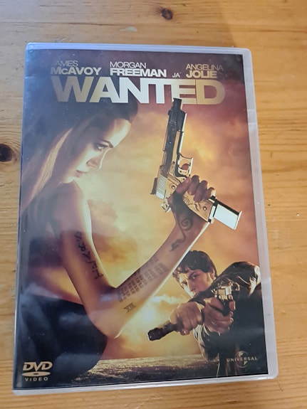 Wanted DVD uudenveroinen 6€+6posti/nouto