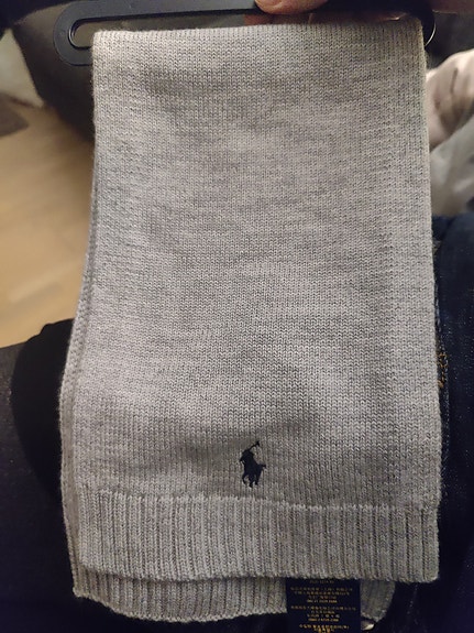Polo Ralph Lauren lasten harmaa kaulaliina
