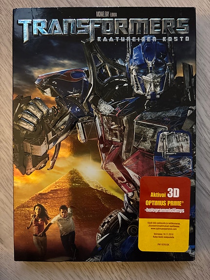Transformers Kaatuneiden kosto DVD slipari