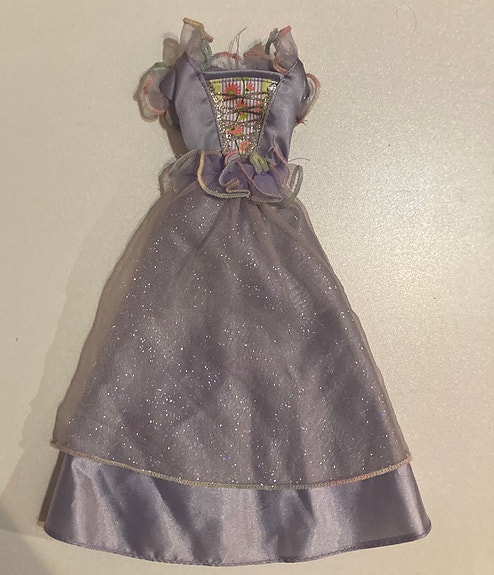 2000 Y2K Barbie Princess Dress Prinsessa Mekko