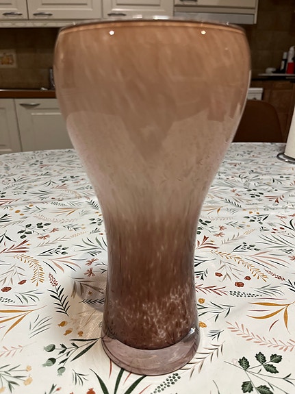 Iittala Pastoraali maljakko ruskea lasi