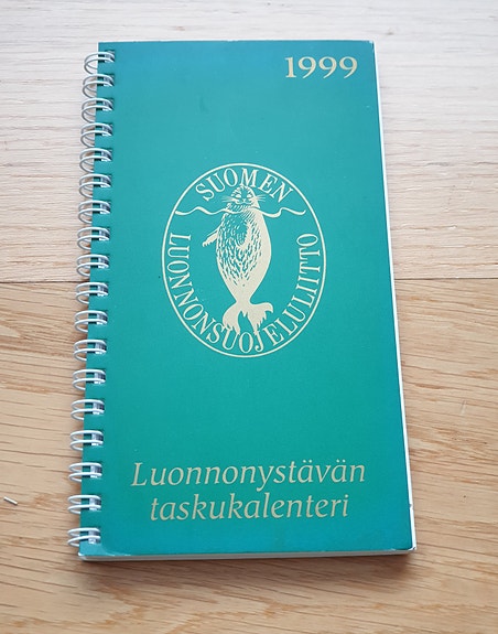 Kalenteri Suomen Luonnonsuojeluliitto. Taskukalenteri 1999