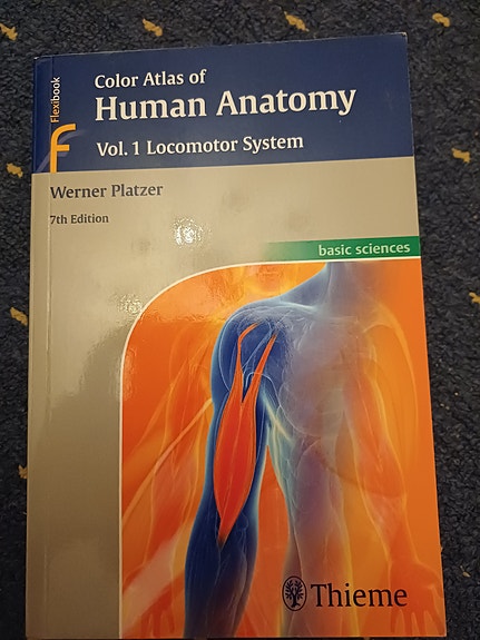 Fysioterapia/anatomia kirjoja