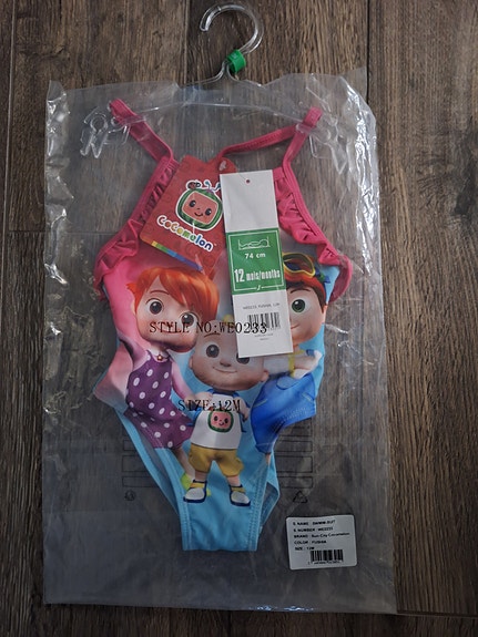 Cocomelon uimapuku koko 74 cm