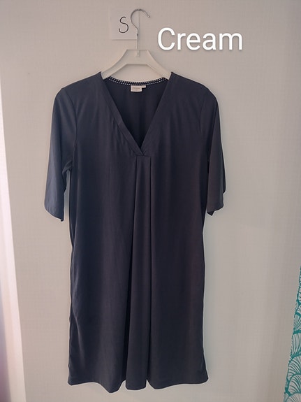 Cream Modala Dress S