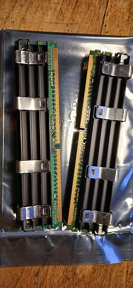 Kingston 1 GB DDR2-800 FB-DIMM ECC server-muisti (server RAM) x 2