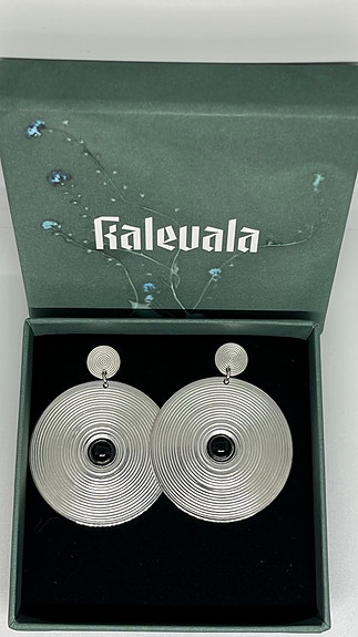 Kalevala Kosmos hopea korvakorut