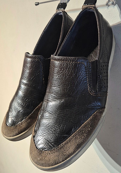 ECCO slip-on nahkakengät, koko 44