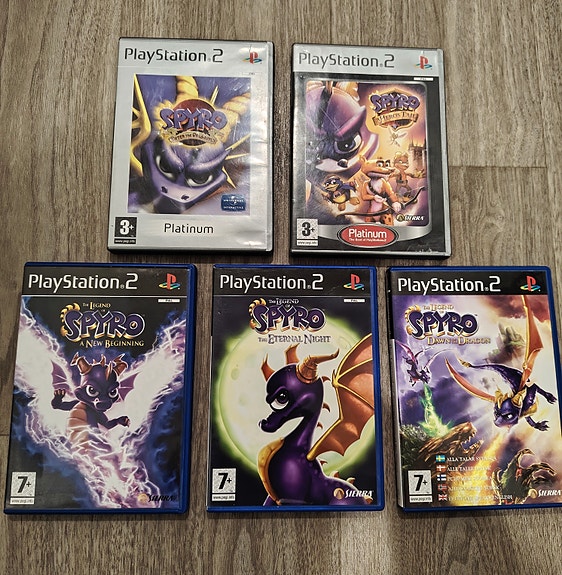 Spyro pelit PS2 -konsolille