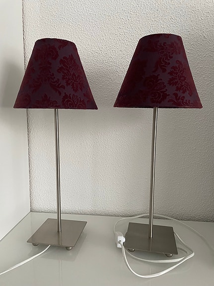 Pöytälamppu 2 kpl
