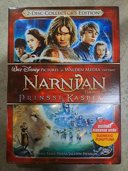 Narnian tarinat prinssi kaspian 2-disc dvd