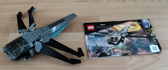 Lego Super Heroes, 76186, lentokone
