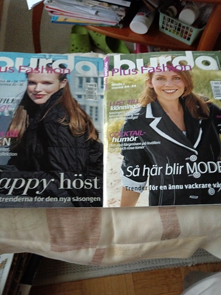 Burda plus fashion kaava lehtiä 2 kpl.