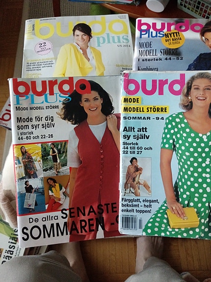 Burda blus kaava lehteä 4 kpl.