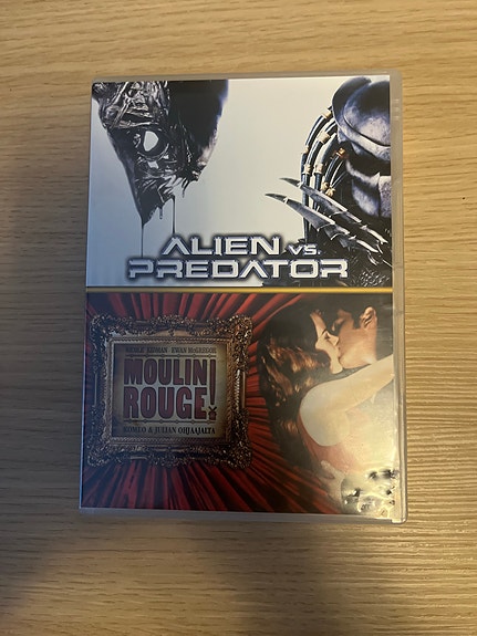 Alien vs. Predator ja Moulin Rouge DVD-elokuvat