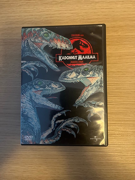 Jurassic Park 2 Kadonnut Maailma DVD-elokuva
