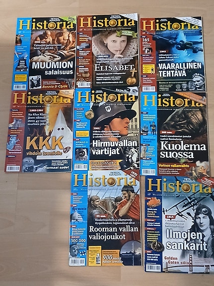 8 kpl Tieteen Kuvalehti Historia (kulut jo hinnassa)