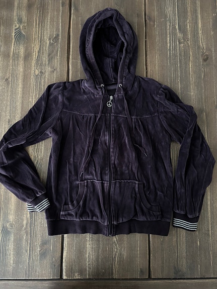 Violetti velour oloasu, koko M