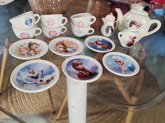 Mini posliini teekutsu astiasto