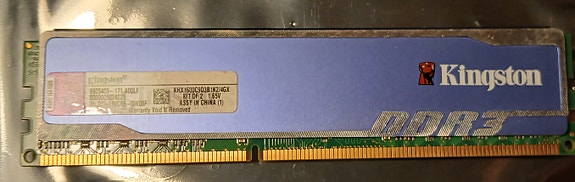 Kingston HyperX 2GB DDR3-1600 RAM