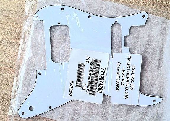 Charvel SC-1 HS Henrik Danhage pickguard (uusi)