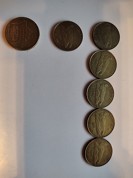 5 Markkaa