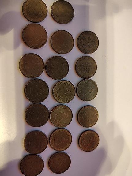 20 Penniä 19kpl