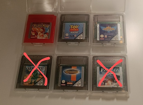 Game Boy / Game Boy Color pelejä