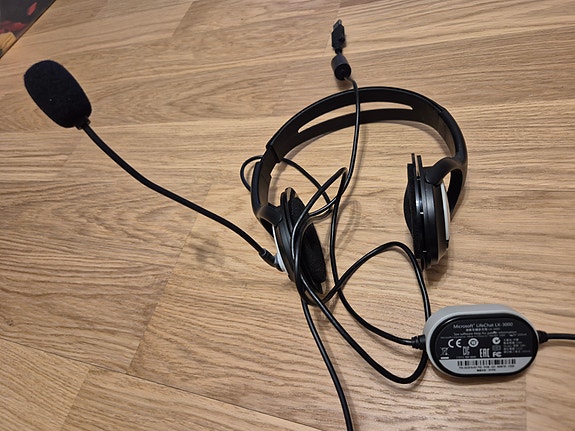 Microsoft Lifechat LX-3000 USB-kuulokemikrofoni