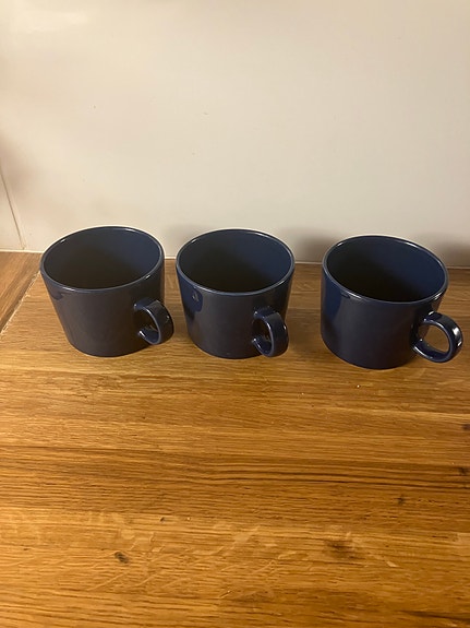 Iittala Teema kupit siniset 3 kpl
