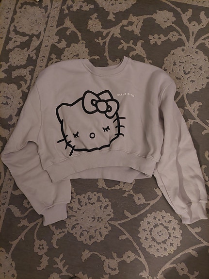 Hello Kitty collegepusero cropattu 164cm