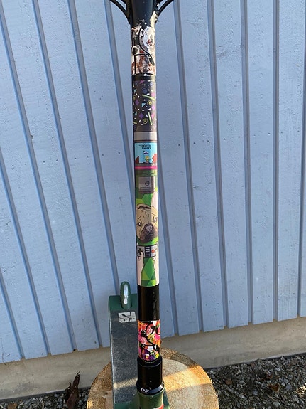 Scootti District Helmeri Pirinen signature
