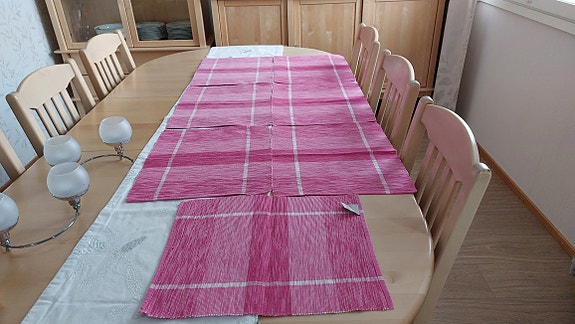 Kankaiset tabletit 7 kpl Pentik 100% puuvilla