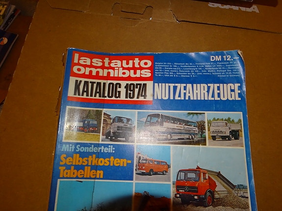 Last auto  omnibus  katalog 1974
