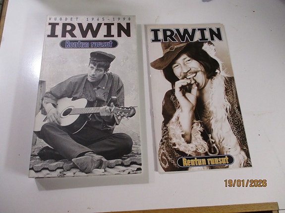 Irwin Rentun ruusut vuodet 1965-1990 4- cd:n boxi