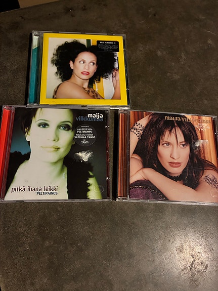 Maija Vilkkumaa CD-levyt 3kpl