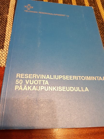 Reservinaliupseeritoimintaa 50 vuotta pääkaupunkiseudulla.