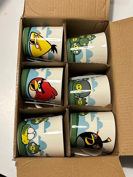 Arabia Angry Birds mukit 6 kpl