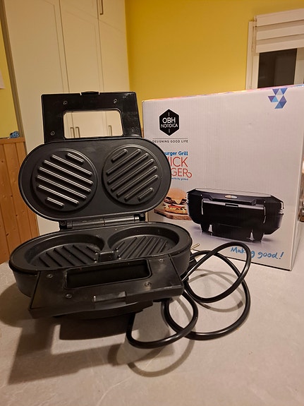 OBH Nordica Hamburger Grill Quick burger