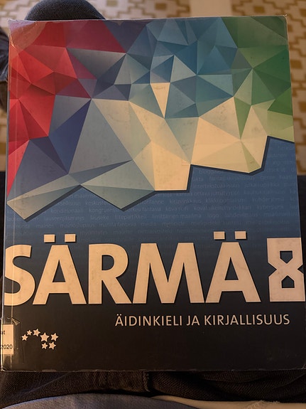 Särmä 8: Äidinkieli ja kirjallisuus oppikirja