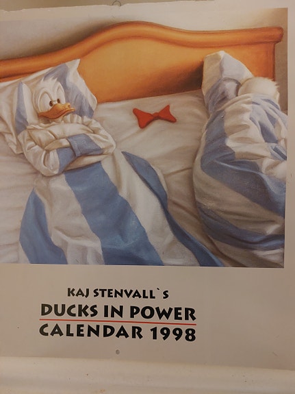 Kaj Stenvall Ducks in Power kalenteri 1998