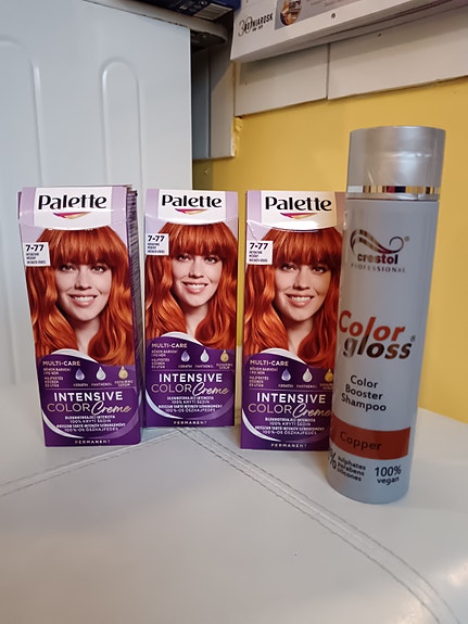 Copper shampoo+hiusvärit