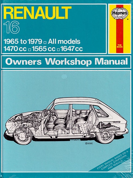 Korjausopas Renault 16 ja Renault 18