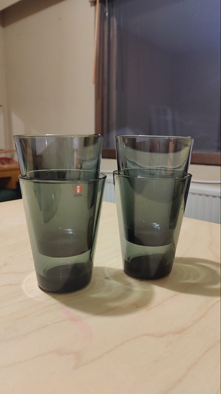 Kartio juomalasit harmaa 40cl