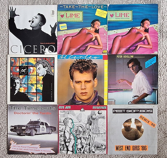 Synth-Pop LP ja maxeja