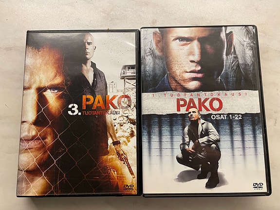 Pako DVD-elokuvat osat 1-22 ja 3. tuotantokauden jaksoja