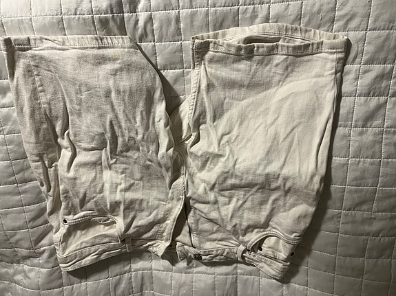 Pull&Bear Valkoiset shortsit XL