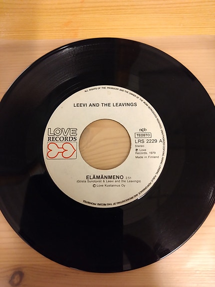 Leevi And The Leavings 7" Elämänmeno